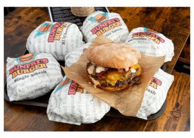 Bunfry's Burger ételfotózás